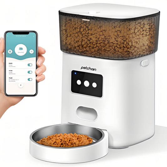 4.5L WiFi Automatic Pet Feeder with Voice Recording 🐶🐱📱.