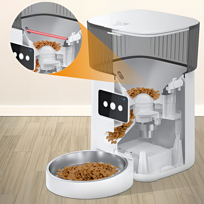 4.5L WiFi Automatic Pet Feeder with Voice Recording 🐶🐱📱.