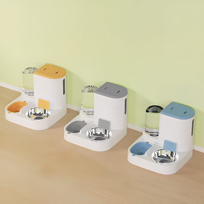2-in-1 Automatic Food Dispenser with Water Fountain for Dogs and Cats 🐶🐱💧.