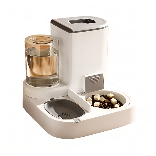 2-in-1 Automatic Food Dispenser with Water Fountain for Dogs and Cats 🐶🐱💧.