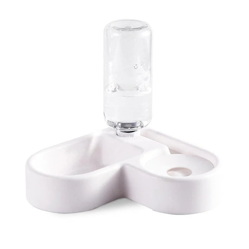 500ml Pet Automatic Feeder Small Bowl Drinkable Portable Cat and Dog Food Bowl Living Room Bedroom Pet Products  Pet Items