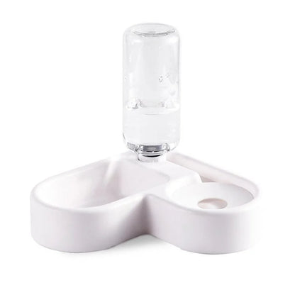 500ml Pet Automatic Feeder Small Bowl Drinkable Portable Cat and Dog Food Bowl Living Room Bedroom Pet Products  Pet Items